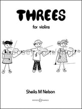 THREES FOR VIOLINS VIOLIN TRIO cover